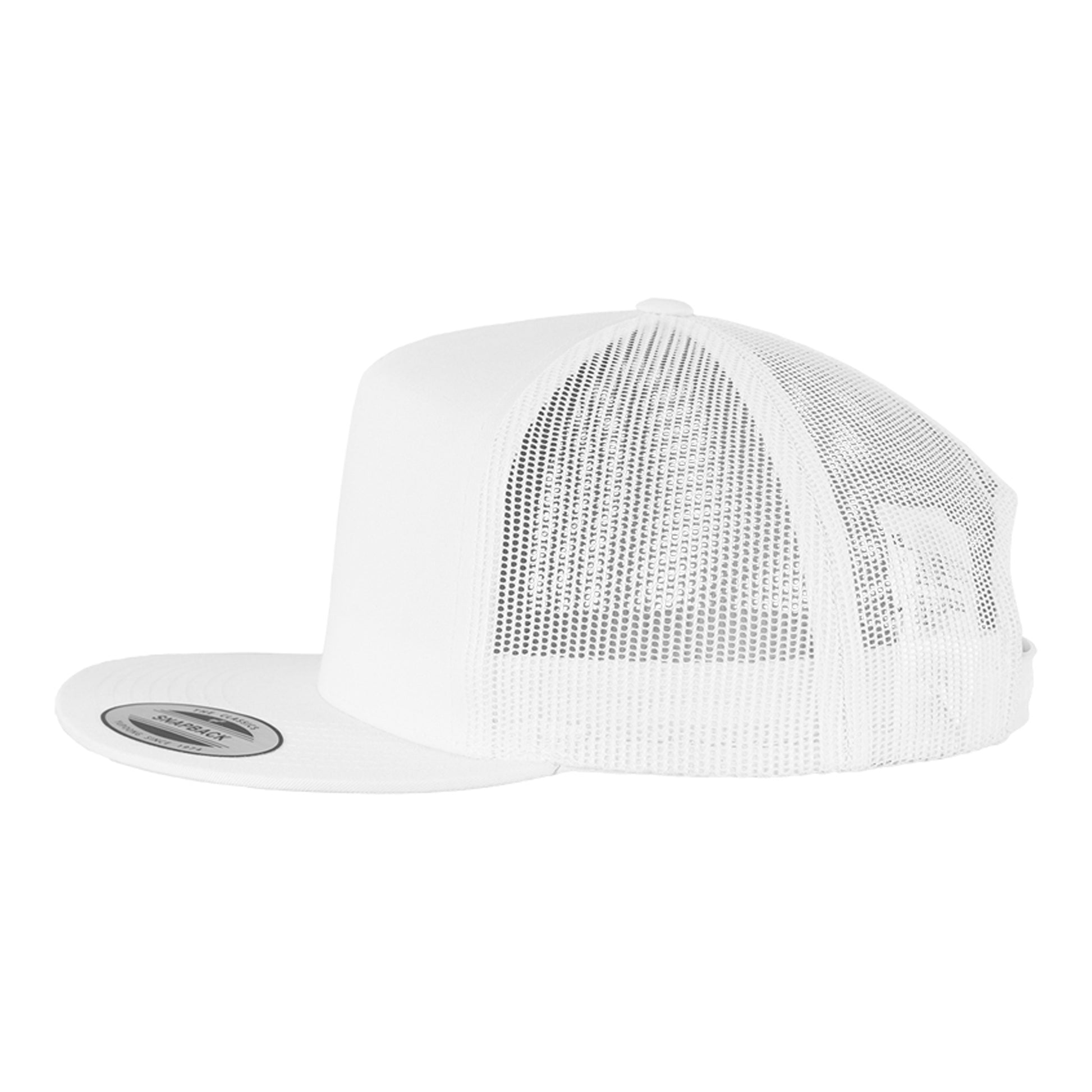 White - Side - Flexfit By Yupoong Classic Trucker Cap