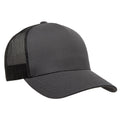 Charcoal - Lifestyle - Flexfit By Yupoong 5 Panel Retro Trucker Cap