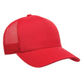 Red - Lifestyle - Flexfit By Yupoong 5 Panel Retro Trucker Cap