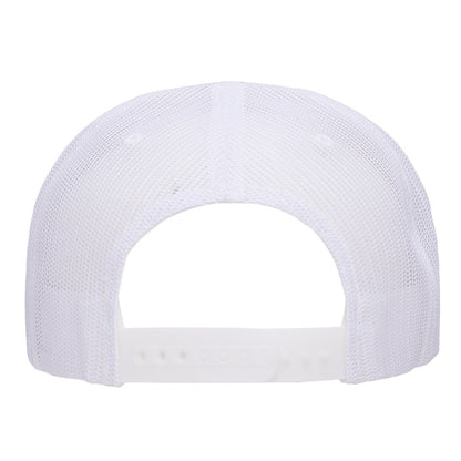 White - Back - Flexfit By Yupoong Foam Trucker Cap