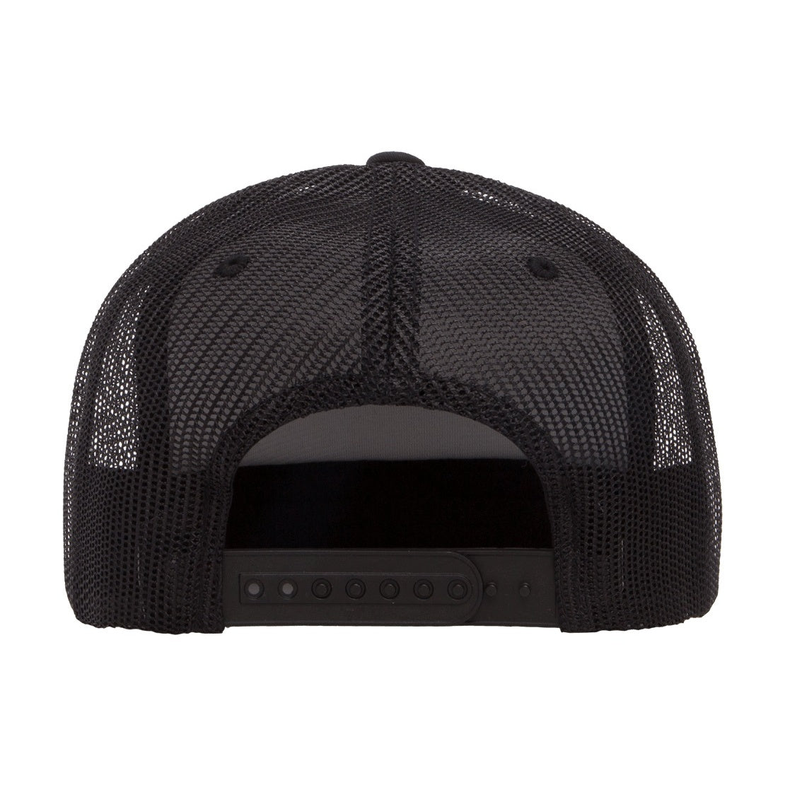 Black - Back - Flexfit By Yupoong Foam Trucker Cap