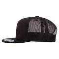 Black - Side - Flexfit By Yupoong Foam Trucker Cap