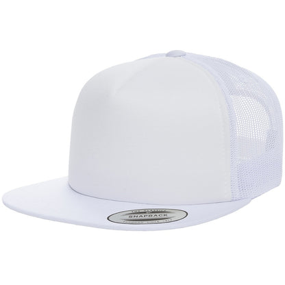 White - Lifestyle - Flexfit By Yupoong Foam Trucker Cap