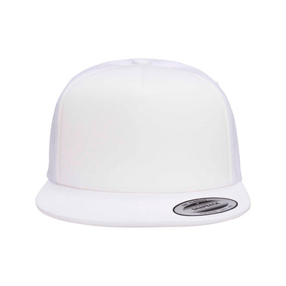 White - Front - Flexfit By Yupoong Foam Trucker Cap