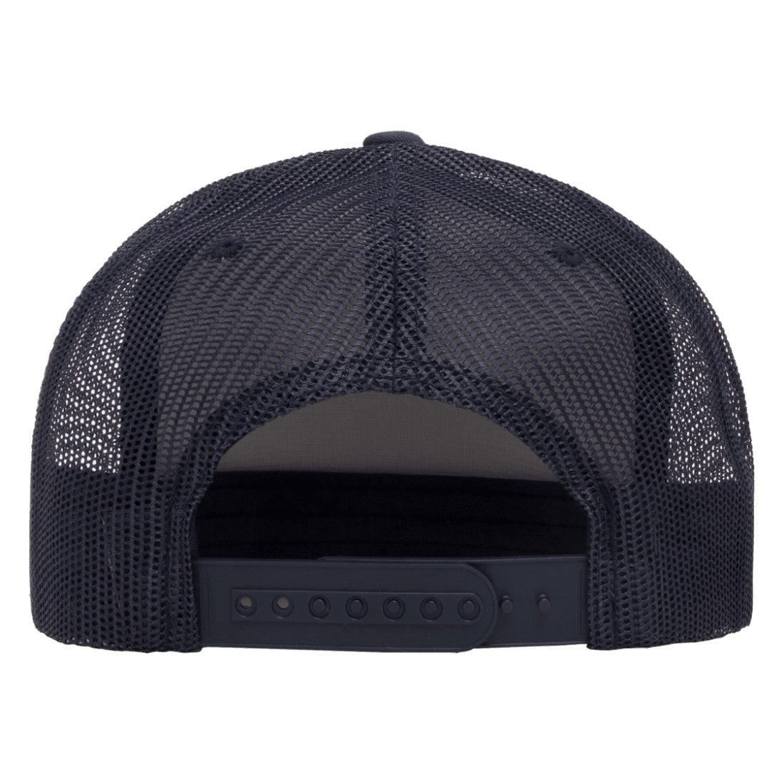 Navy-White-Navy - Back - Flexfit By Yupoong Foam Trucker Cap With White Front
