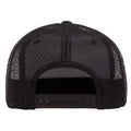 Black-White-Black - Back - Flexfit By Yupoong Foam Trucker Cap With White Front