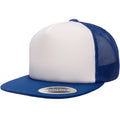 Royal-White-Royal - Lifestyle - Flexfit By Yupoong Foam Trucker Cap With White Front