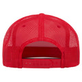 Red-White-Red - Back - Flexfit By Yupoong Foam Trucker Cap With White Front