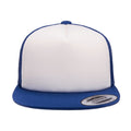 Royal-White-Royal - Front - Flexfit By Yupoong Foam Trucker Cap With White Front