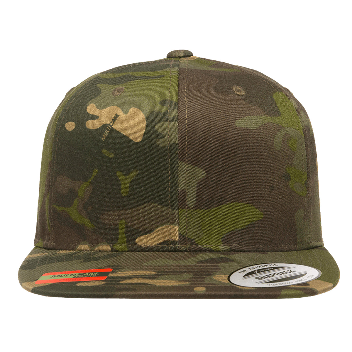 Tropic - Front - Flexfit By Yupoong Classic Snapback Multicam Cap