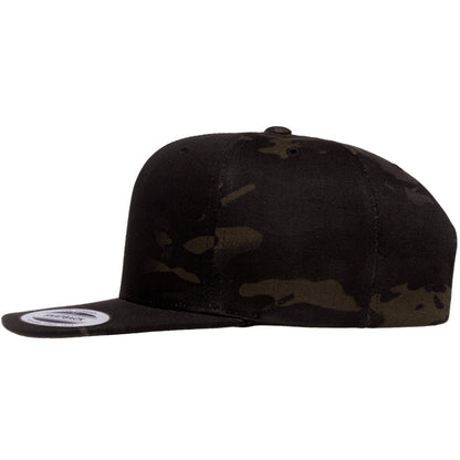 Black Multicam - Side - Flexfit By Yupoong Classic Snapback Multicam Cap