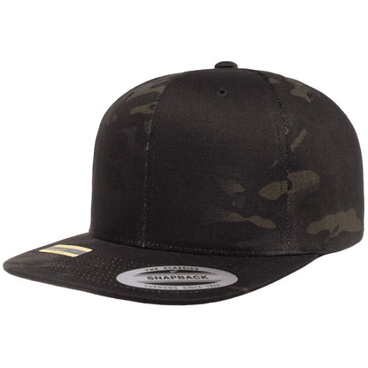 Black Multicam - Pack Shot - Flexfit By Yupoong Classic Snapback Multicam Cap