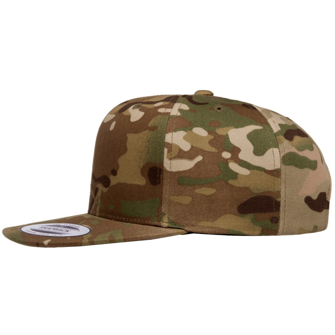 Multicam - Side - Flexfit By Yupoong Classic Snapback Multicam Cap