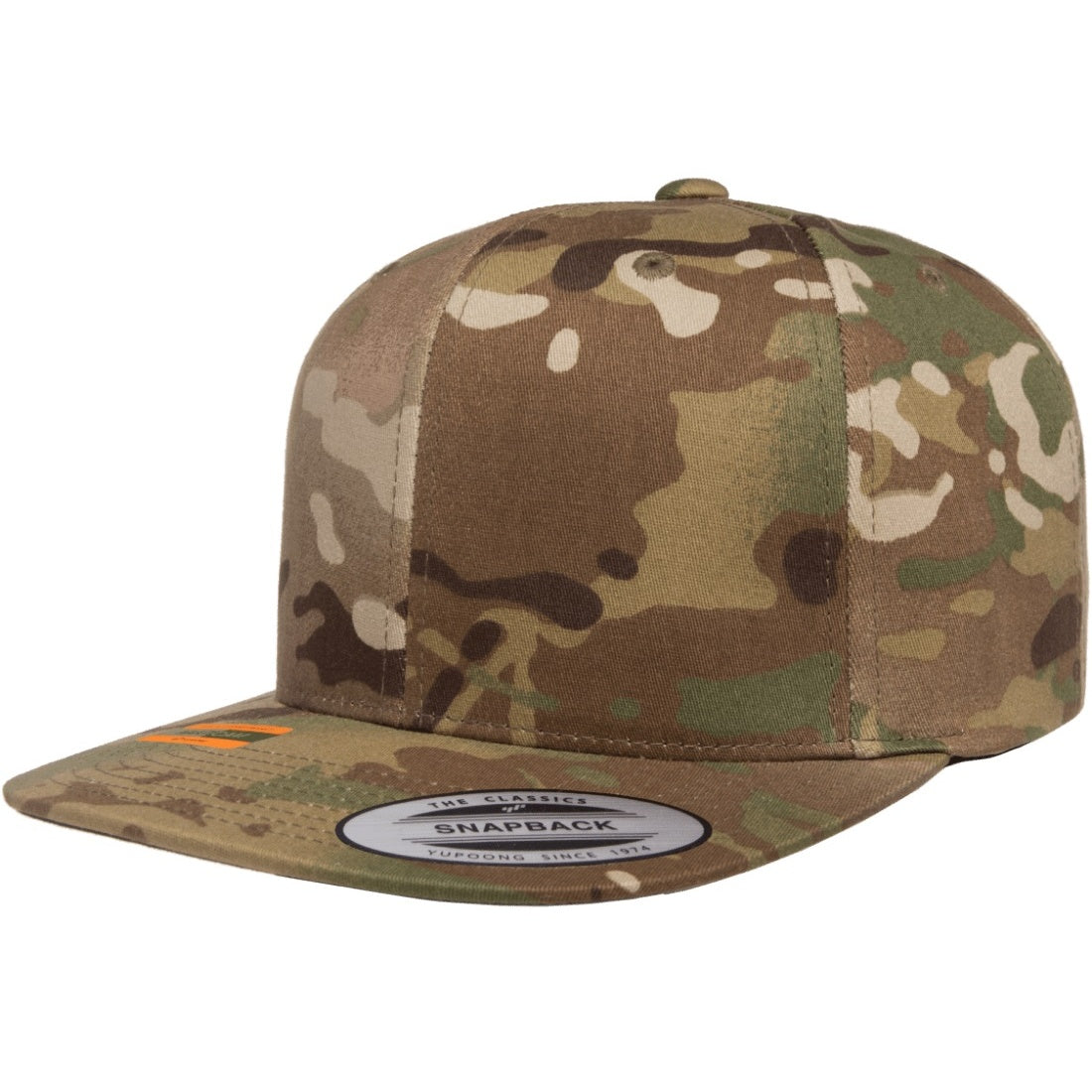 Multicam - Pack Shot - Flexfit By Yupoong Classic Snapback Multicam Cap