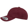Maroon - Side - Flexfit By Yupoong Peached Cotton Twill Dad Cap