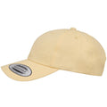 Yellow - Side - Flexfit By Yupoong Peached Cotton Twill Dad Cap