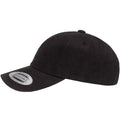Black - Side - Flexfit By Yupoong Peached Cotton Twill Dad Cap