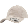 Sand - Front - Flexfit By Yupoong Low Profile Velours Cap