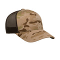 Arid-Brown - Side - Flexfit by Yupoong Multicam Retro Trucker Cap