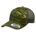 Tropical - Front - Flexfit by Yupoong Multicam Retro Trucker Cap