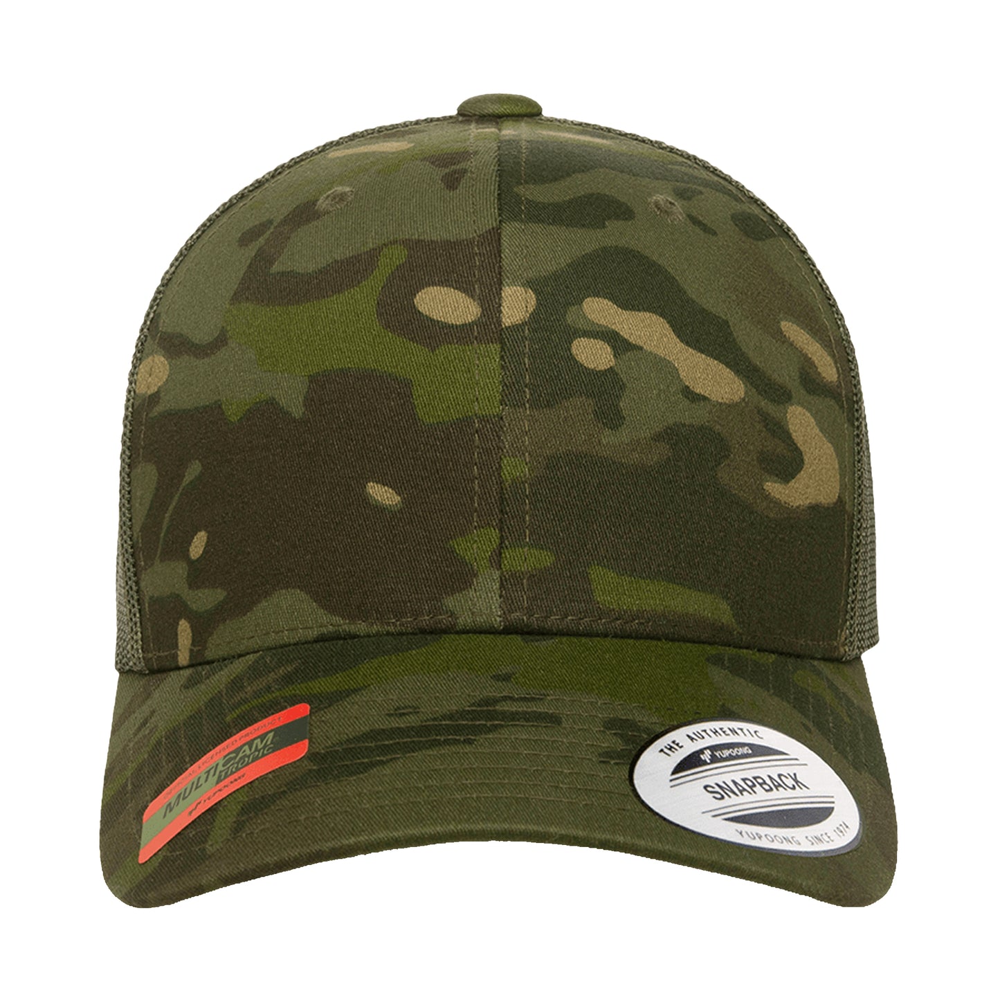 Tropical - Back - Flexfit by Yupoong Multicam Retro Trucker Cap