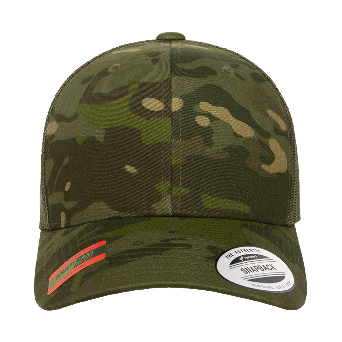 Tropical - Back - Flexfit by Yupoong Multicam Retro Trucker Cap