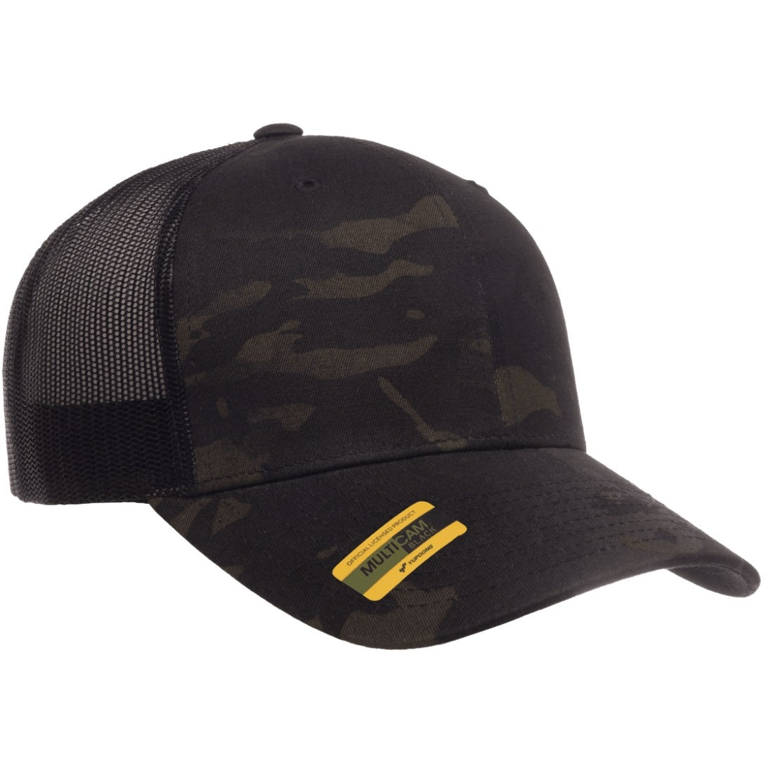 Black Multicam - Lifestyle - Flexfit by Yupoong Multicam Retro Trucker Cap