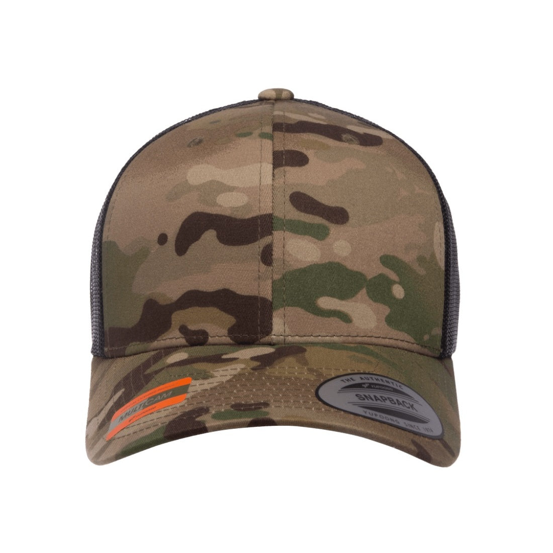 Multicam - Front - Flexfit by Yupoong Multicam Retro Trucker Cap