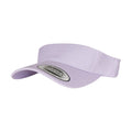 Lilac - Front - Flexfit By Yupoong Curved Visor Cap