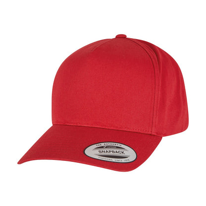 Mars Red - Front - Flexfit By Yupoong 5 Panel Classic Snapback Cap