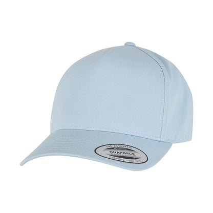 Light Blue - Front - Flexfit By Yupoong 5 Panel Classic Snapback Cap