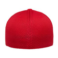 Red - Back - Flexfit By Yupoong Flexfit Tactel Mesh Cap