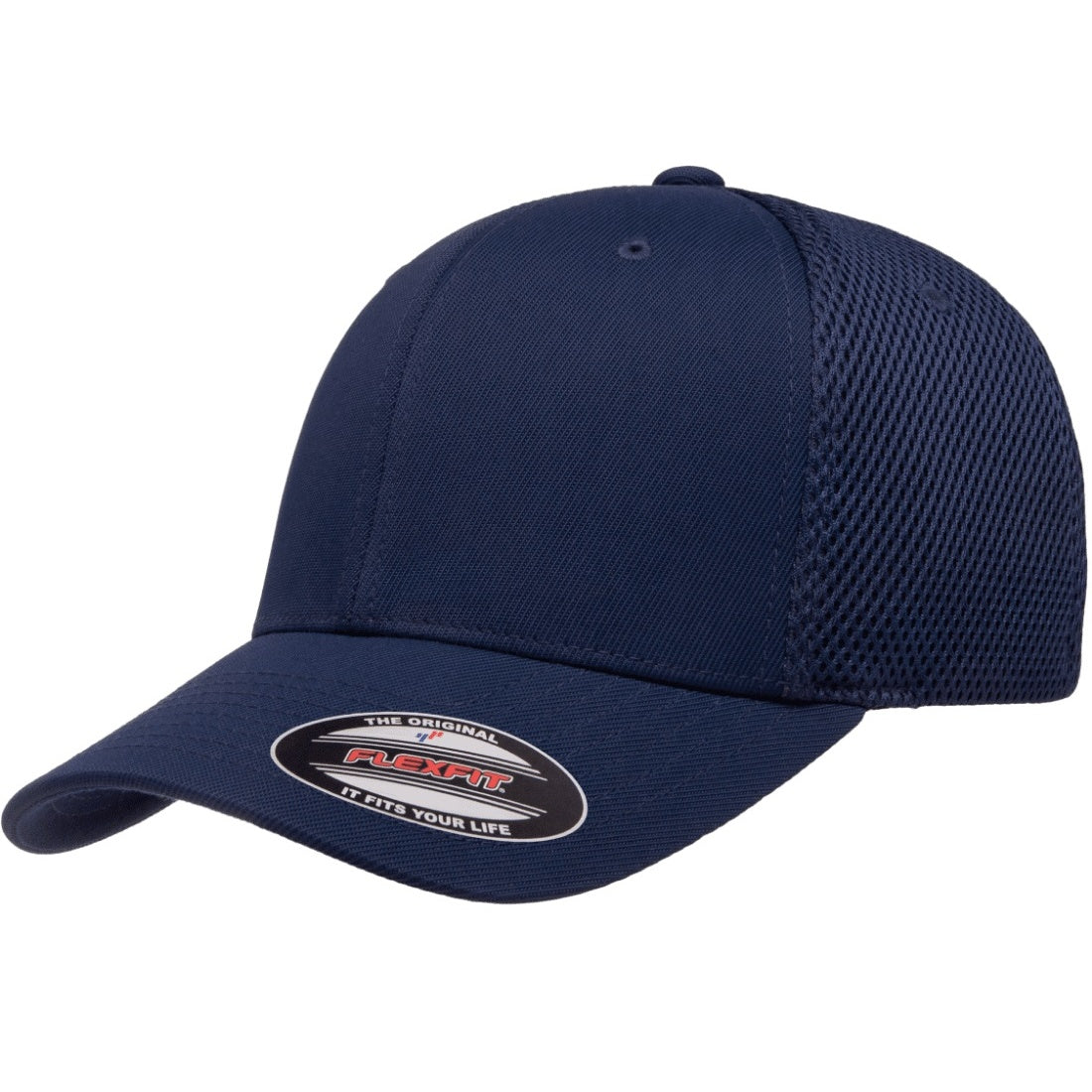Navy - Pack Shot - Flexfit By Yupoong Flexfit Tactel Mesh Cap