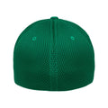 Green - Back - Flexfit By Yupoong Flexfit Tactel Mesh Cap