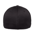 Black - Back - Flexfit By Yupoong Flexfit Tactel Mesh Cap