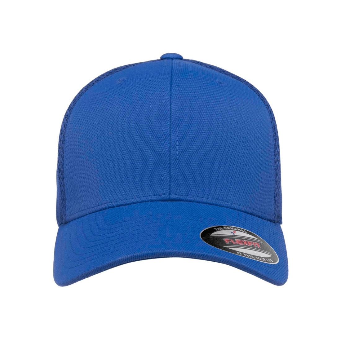 Royal - Front - Flexfit By Yupoong Flexfit Tactel Mesh Cap