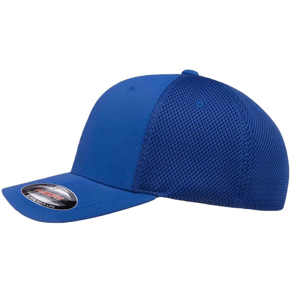 Royal - Side - Flexfit By Yupoong Flexfit Tactel Mesh Cap