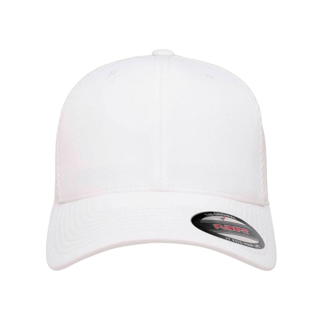 White - Front - Flexfit By Yupoong Flexfit Tactel Mesh Cap