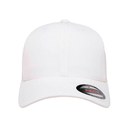 White - Front - Flexfit By Yupoong Flexfit Tactel Mesh Cap