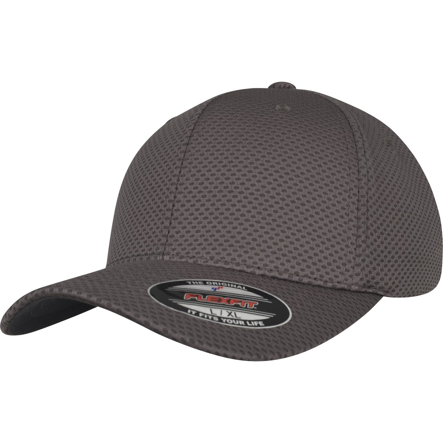 Dark Grey - Front - Flexfit By Yupoong Flexfit 3D Hexagon Jersey Cap