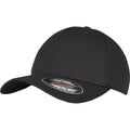 Black - Front - Flexfit By Yupoong Flexfit 3D Hexagon Jersey Cap