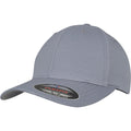 Grey - Front - Flexfit By Yupoong Flexfit Hydro Grid Stretch Cap