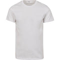 White - Front - Build Your Brand Unisex Adults Merch T-Shirt