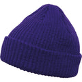 Purple - Front - Flexfit By Yupoong Rib Beanie