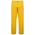 Yellow - Back - Splashmacs Adults Unisex PVC Rain Trousers