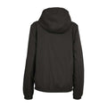 Black - Back - Build Your Brand Womens-Ladies Basic Pullover Jacket