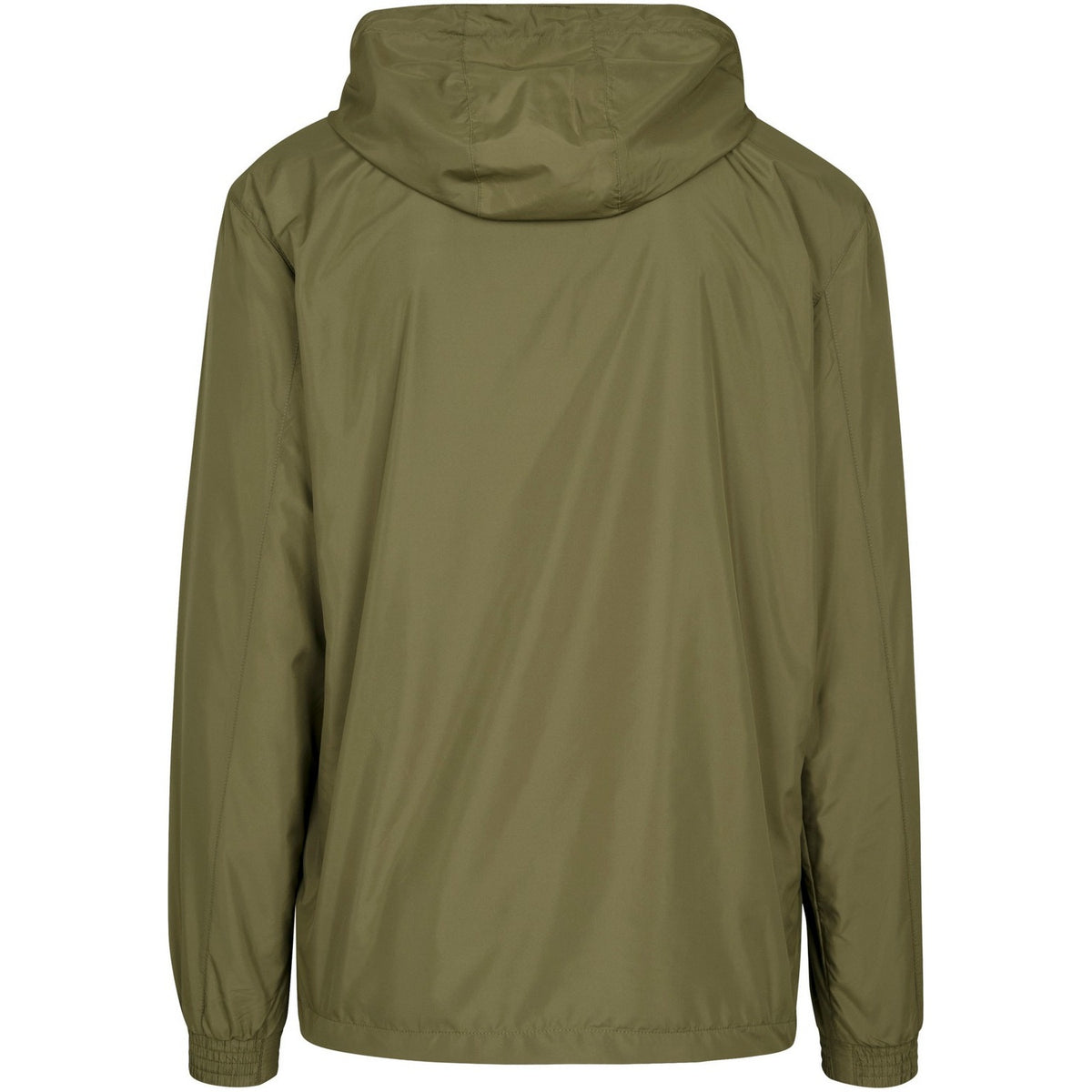 Olive - Back - Build Your Brand Unisex Adults Basic Pullover Jacket
