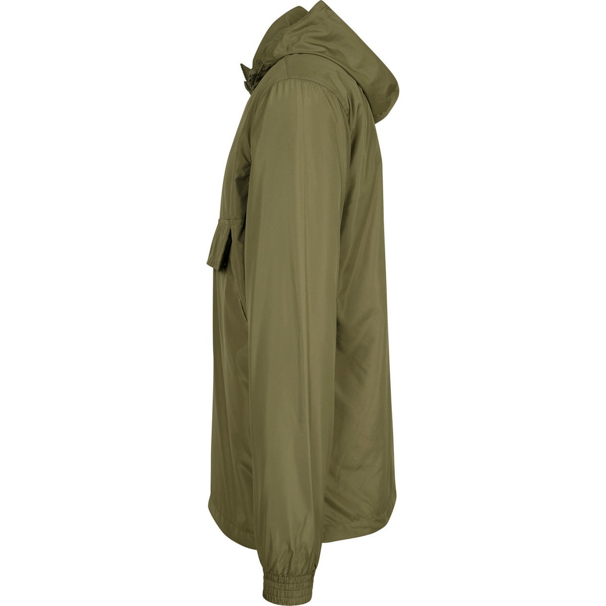 Olive - Lifestyle - Build Your Brand Unisex Adults Basic Pullover Jacket