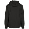 Black - Back - Build Your Brand Unisex Adults Basic Pullover Jacket