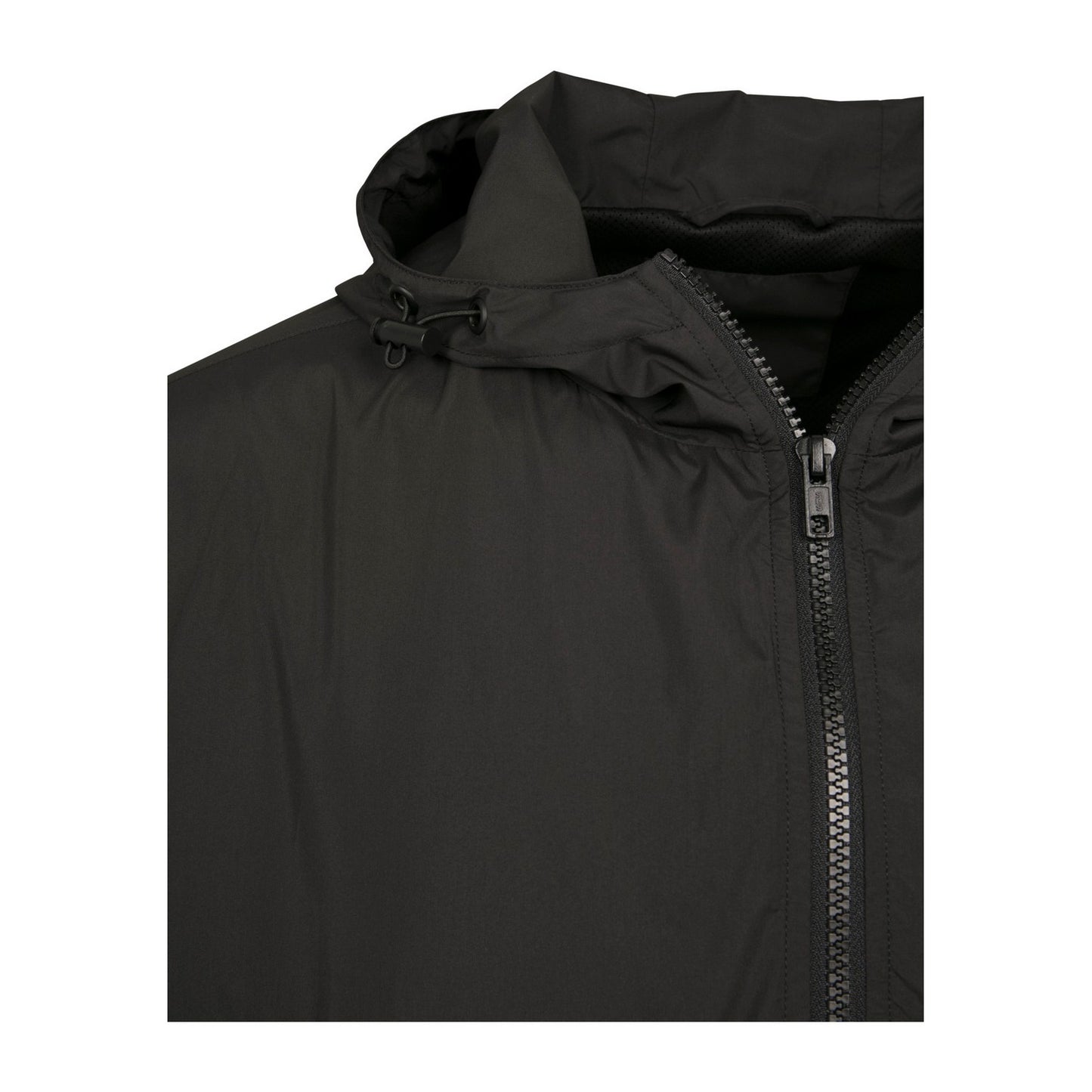 Black - Pack Shot - Build Your Brand Unisex Adults Basic Pullover Jacket
